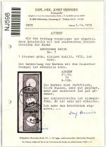 Deutsches Reich 7 gestempelt Attest Hennies BPP #NJ598