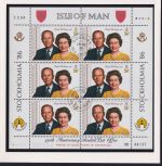 Großbritannien Isle of Man 319-321 gestempelt als Kleinbogensatz #NQ889