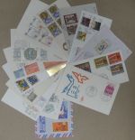 Alle Welt Lot Briefe, FDC, etc "Papstreisen" auf Brief ca 100 Stk #NS393