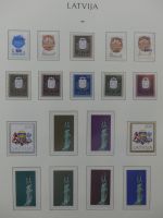 Lettland 1991-2012 ** teilbesammelt im Leuchtturm Album #LZ127