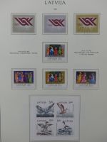 Lettland 1991-2012 ** teilbesammelt im Leuchtturm Album #LZ127