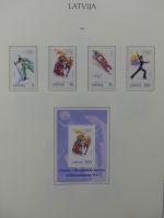 Lettland 1991-2012 ** teilbesammelt im Leuchtturm Album #LZ127