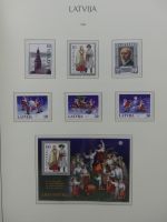 Lettland 1991-2012 ** teilbesammelt im Leuchtturm Album #LZ127