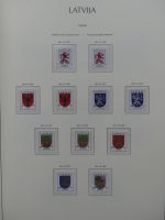 Lettland 1991-2012 ** teilbesammelt im Leuchtturm Album #LZ127