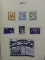 Lettland 1991-2012 ** teilbesammelt im Leuchtturm Album #LZ127
