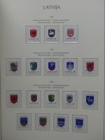 Lettland 1991-2012 ** teilbesammelt im Leuchtturm Album #LZ127