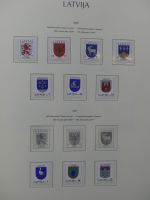 Lettland 1991-2012 ** teilbesammelt im Leuchtturm Album #LZ127
