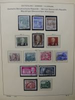 DDR ab Anfängen gestempelt besammelt im Schaubek Binder #LZ144