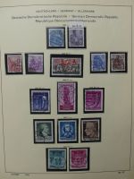 DDR ab Anfängen gestempelt besammelt im Schaubek Binder #LZ144