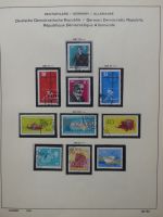 DDR ab Anfängen gestempelt besammelt im Schaubek Binder #LZ144