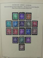 DDR ab Anfängen gestempelt besammelt im Schaubek Binder #LZ144