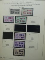 DDR ab Anfängen gestempelt besammelt im Schaubek Binder #LZ144