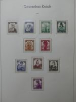 Deutsches Reich mit Falz, bzw postfrisch besammelt im Schaubek Binder #LZ147