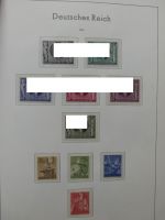 Deutsches Reich mit Falz, bzw postfrisch besammelt im Schaubek Binder #LZ147