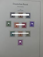 Deutsches Reich mit Falz, bzw postfrisch besammelt im Schaubek Binder #LZ147