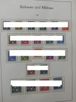 Deutsches Reich mit Falz, bzw postfrisch besammelt im Schaubek Binder #LZ147