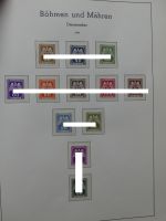 Deutsches Reich mit Falz, bzw postfrisch besammelt im Schaubek Binder #LZ147