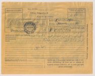 Italienisch-Eritrea Britische Militärpost 24 gestempelt auf Telegram #NK127