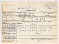 Italienisch-Eritrea Britische Militärpost 26 gestempelt auf Telegram #NK133