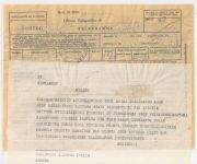 Italienisch-Eritrea Britische Militärpost 24-26 gestempelt auf Telegram #NK141
