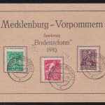 SBZ Lot 39 z a u.a. auf Brief Schmuckkarten und Ganzsachen #NR579