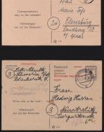 SBZ Lot 39 z a u.a. auf Brief Schmuckkarten und Ganzsachen #NR579