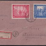 SBZ Lot 39 z a u.a. auf Brief Schmuckkarten und Ganzsachen #NR579