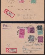 SBZ Lot 39 z a u.a. auf Brief Schmuckkarten und Ganzsachen #NR579