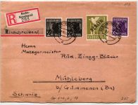 Berlin 1, 2,17 auf Brief Brief Ausland #NT263