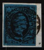 Sachsen 5 gestempelt tiefst signiert Bühler #NU317