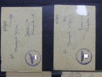Deutschland ca. 120 Belege, u.a. Schiffspost im Safe-Album #LZ193