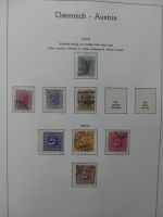 Österreich ab Klassik mit u.a. Grazer Aufdruck im Leuchtturm Vordruck #LZ275