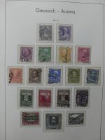 Österreich ab Klassik mit u.a. Grazer Aufdruck im Leuchtturm Vordruck #LZ275