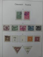 Österreich ab Klassik mit u.a. Grazer Aufdruck im Leuchtturm Vordruck #LZ275