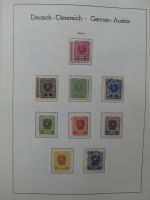Österreich ab Klassik mit u.a. Grazer Aufdruck im Leuchtturm Vordruck #LZ275