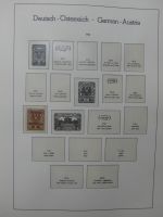 Österreich ab Klassik mit u.a. Grazer Aufdruck im Leuchtturm Vordruck #LZ275