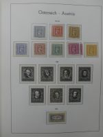 Österreich ab Klassik mit u.a. Grazer Aufdruck im Leuchtturm Vordruck #LZ275