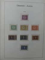 Österreich ab Klassik mit u.a. Grazer Aufdruck im Leuchtturm Vordruck #LZ275