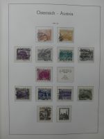 Österreich ab Klassik mit u.a. Grazer Aufdruck im Leuchtturm Vordruck #LZ275