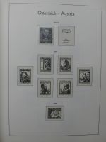 Österreich ab Klassik mit u.a. Grazer Aufdruck im Leuchtturm Vordruck #LZ275