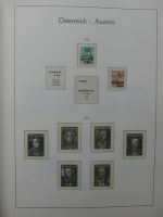 Österreich ab Klassik mit u.a. Grazer Aufdruck im Leuchtturm Vordruck #LZ275