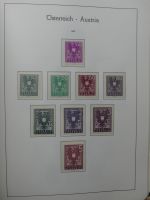 Österreich ab Klassik mit u.a. Grazer Aufdruck im Leuchtturm Vordruck #LZ275