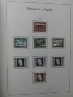 Österreich ab Klassik mit u.a. Grazer Aufdruck im Leuchtturm Vordruck #LZ275