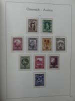 Österreich ab Klassik mit u.a. Grazer Aufdruck im Leuchtturm Vordruck #LZ275