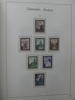 Österreich ab Klassik mit u.a. Grazer Aufdruck im Leuchtturm Vordruck #LZ275