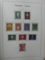 Österreich ab Klassik mit u.a. Grazer Aufdruck im Leuchtturm Vordruck #LZ275