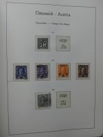 Österreich ab Klassik mit u.a. Grazer Aufdruck im Leuchtturm Vordruck #LZ275