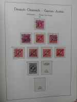 Österreich ab Klassik mit u.a. Grazer Aufdruck im Leuchtturm Vordruck #LZ275