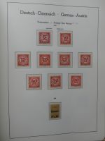 Österreich ab Klassik mit u.a. Grazer Aufdruck im Leuchtturm Vordruck #LZ275