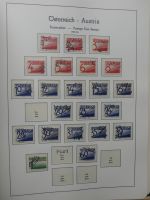 Österreich ab Klassik mit u.a. Grazer Aufdruck im Leuchtturm Vordruck #LZ275